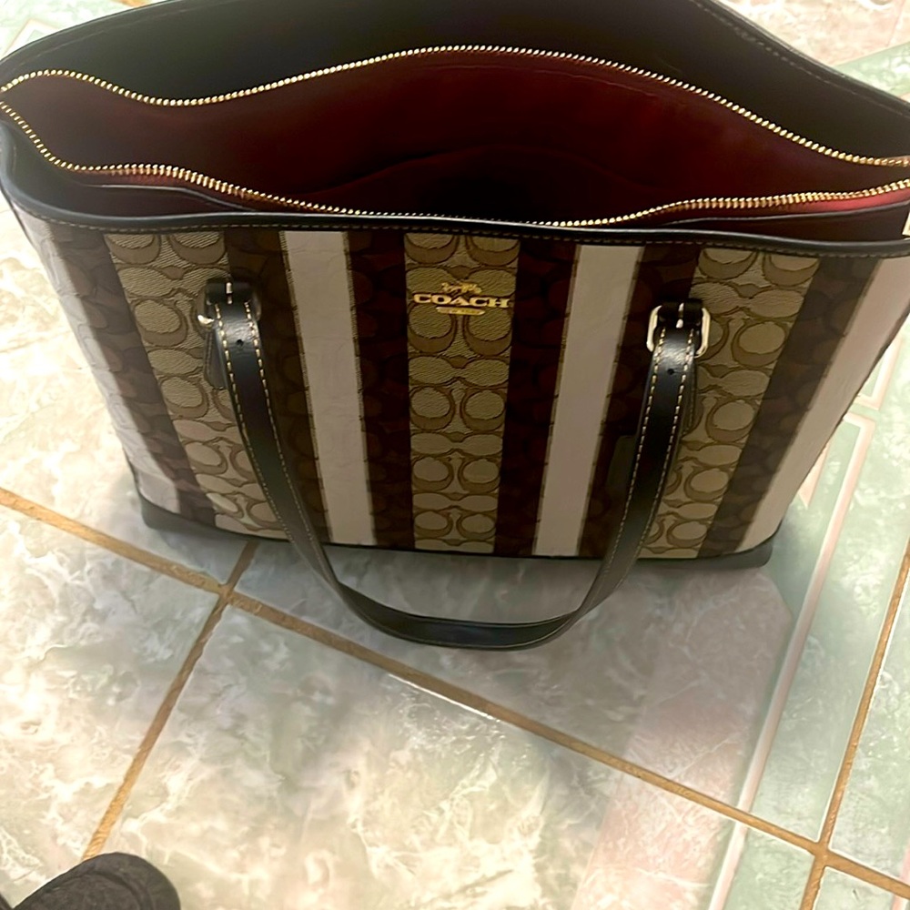 Coach Mollie Tote signature